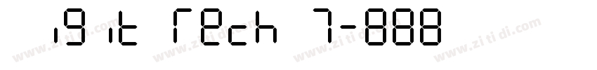 Digit Tech 7字体转换